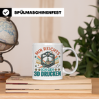 3D Drucker Tasse Mir reichts ich geh 3D drucken, Kaffeetasse – Weiß [farbe:weiß]