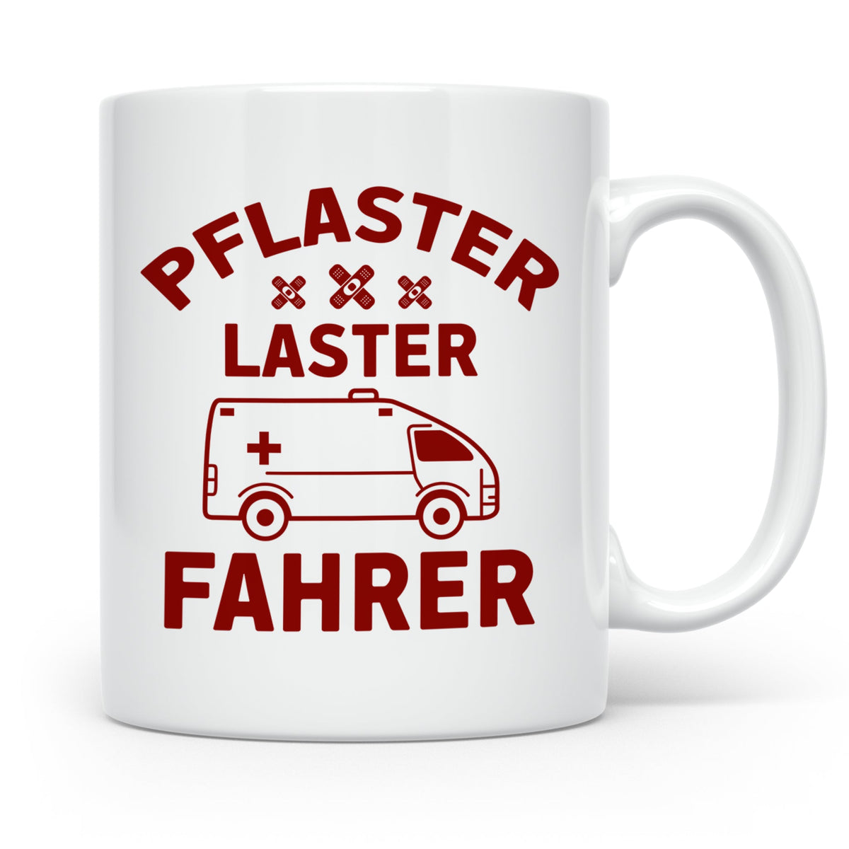 Pflasterlaster Fahrer Tasse - Ambulanz, Sanitäter Geschenkidee für Notfallsanitäter & Rettungsdienst Helden - Geschenk zum Examen