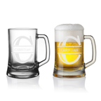 Personalisiertes Bierkrug mit Monogramm – Elegantes Geschenk für Männer, Monogramm C Bierkrug für coole Arbeitskollegen, Ideal für Geburtstagsgeschenke