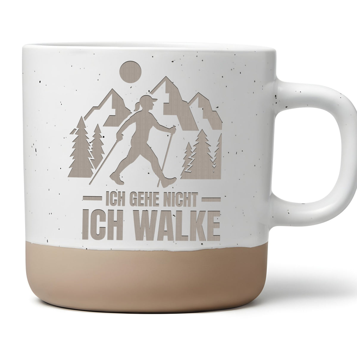 Nordic Walking Tasse Gehe Nicht Walke - Lustiges Geschenk für Walkerin – Bild 1