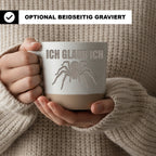 Spinne Tasse Ich Glaub - Lustiges Geschenk fuer Arachnologen - Vogelsp – Bild 2