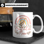 Laufenten Mama Tasse, Boho Regenbogen Kaffeetasse, Geschenk  – Weiß [farbe:weiß]