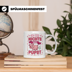 Vegetarier Tasse mit Spruch 'Ich esse nichts was pupst', lus – Weiß [farbe:weiß]