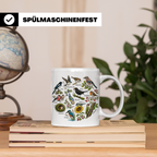 Heimische Vögel Tasse für Ornithologen & Vogelbeobachter. Ka – Weiß [farbe:weiß]