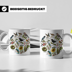 Heimische Vögel Tasse für Ornithologen & Vogelbeobachter. Ka – Weiß [farbe:weiß]