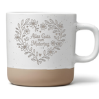 Alles Gute zum Muttertag Tasse Geschenk für Mama Geburtstag Herz Blumenkranz Kaffeetasse Geburtstagsgeschenk Muttertagsgeschenk Liebe