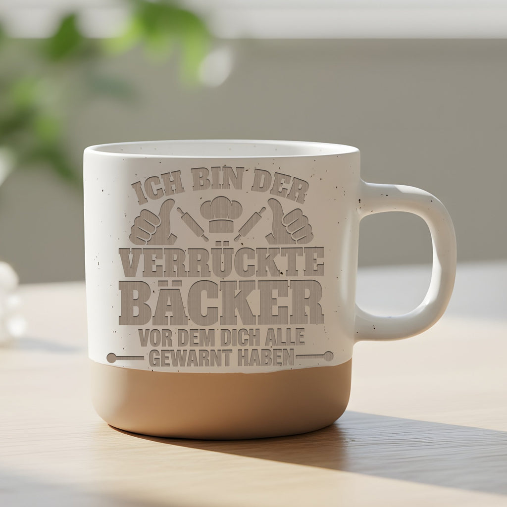 Verrückter Bäcker Tasse mit Spruch - Lustiges Geschenk für Konditor -  – Bild 6