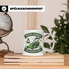 Ich Mähditiere Tasse lustig für Gärtner & Männer | Rasenmähe – Weiß [farbe:weiß]