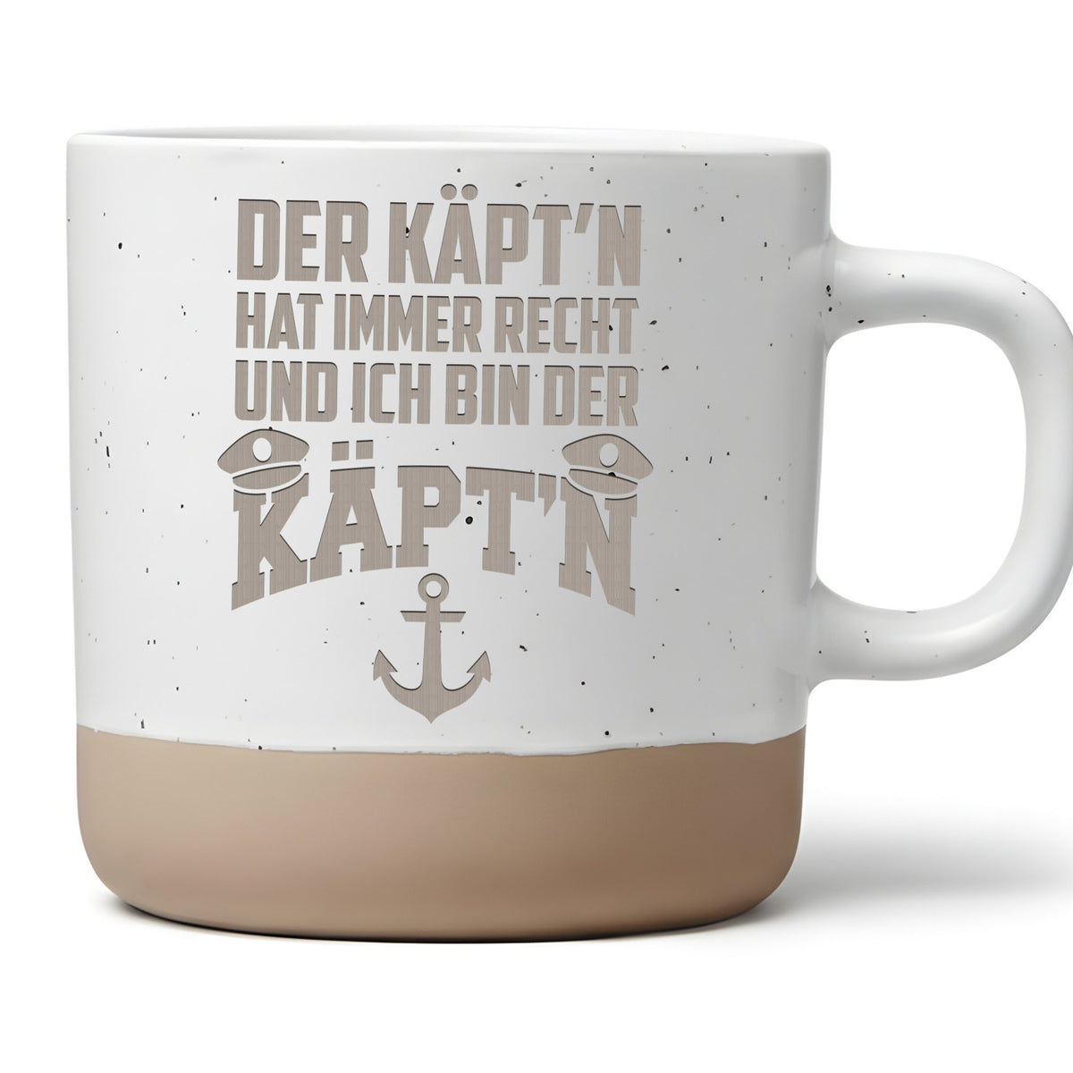 Käpt'n Tasse Hat Immer Recht - Lustiges Geschenk für Segler Skipper -  – Bild 1