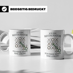 Restaurator Tasse mit Spruch 'Ich finde immer eine Lösung' K – Weiß [farbe:weiß]