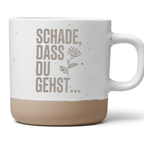 Schade dass du gehst Tasse Abschiedsgeschenk Kollege Kollegin Jobwechsel Ruhestand Kündigung Neue Herausforderung  Abschied