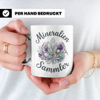 Mineralien Sammler Tasse für Geologen & Steine Sammler | Kaf – Weiß [farbe:weiß]