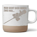 Kanüle Tasse Man sieht sich immer zwei mal - Lustiges Geschenk fuer Ar – Bild 1