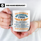 Oldtimer 1966 Tasse zum 58. Geburtstag lustig | Geschenk für – Weiß [farbe:weiß]