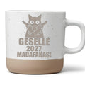 Geselle 2027 Tasse Madafakas Katze Pistolen - Lustiges Geschenk für Ha – Bild 1