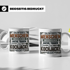 Koch Tasse mit Spruch Kochjacke reicht, Geschenk für Köche,  – Weiß [farbe:weiß]