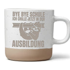 Faultier Azubi Tasse Bye Schule Ich Chille in der Ausbildung - Lustige – Bild 1