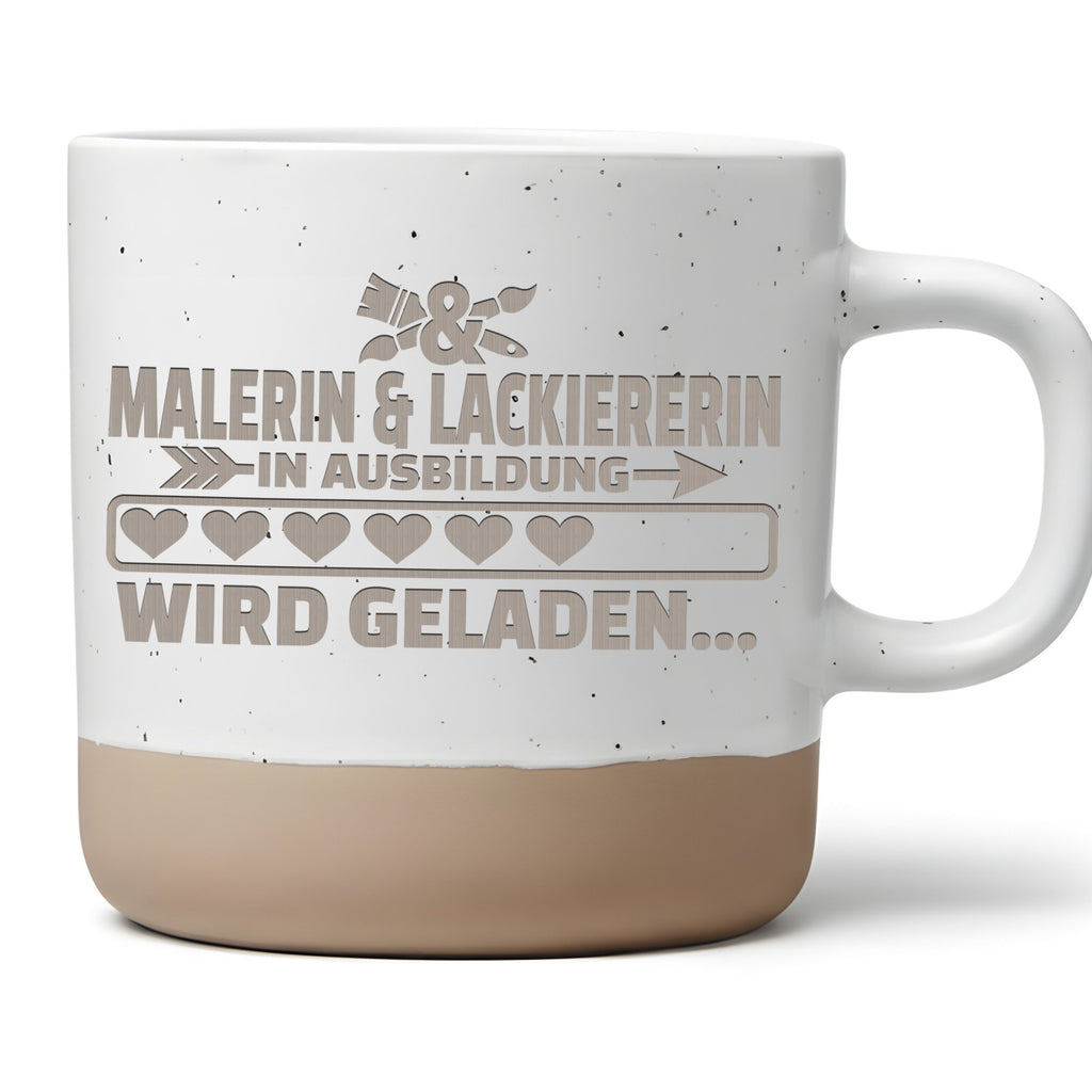 Malerin Lackiererin Tasse in Ausbildung wird geladen - Lustiges Gesche – Bild 1