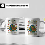 Puzzle Tasse mit Spruch Der Esstisch gehört mir | Geschenk f – Weiß [farbe:weiß]