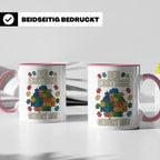 Puzzle Tasse mit Spruch Der Esstisch gehört mir | Geschenk f – Rosa [farbe:rosa]