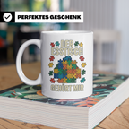 Puzzle Tasse mit Spruch Der Esstisch gehört mir | Geschenk f – Weiß [farbe:weiß]