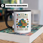 Puzzle Tasse mit Spruch Der Esstisch gehört mir | Geschenk f – Schwarz [farbe:schwarz]