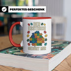 Puzzle Tasse mit Spruch Der Esstisch gehört mir | Geschenk f – Rot [farbe:rot]