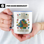 Puzzle Tasse mit Spruch Der Esstisch gehört mir | Geschenk f – Blau [farbe:blau]