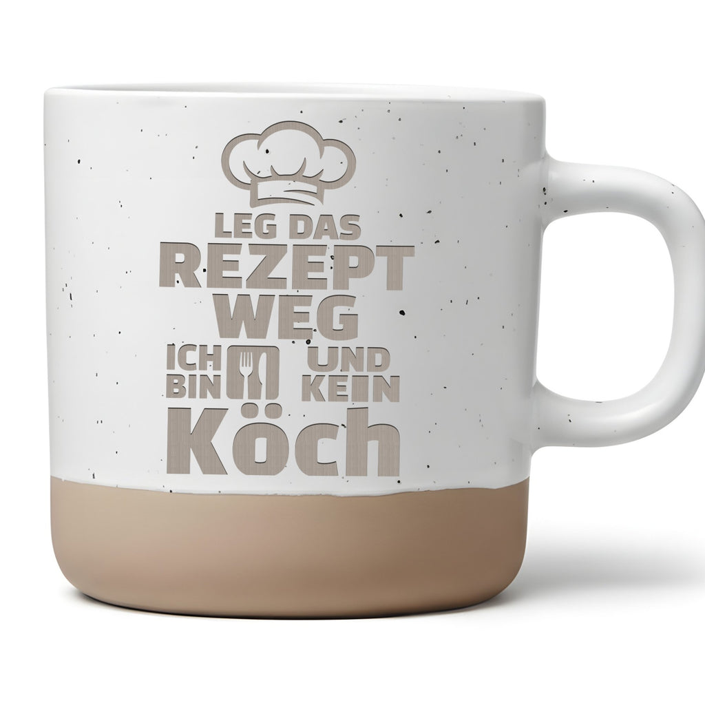 Kochmuffel Tasse Leg Das Rezept Weg - Witziges Geschenk für Faule & Kü – Bild 1