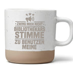 Bibliothekar Tasse Zwing Mich Nicht Meine Stimme zu Benutzen - Lustige – Bild 1