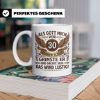 30. Geburtstag Tasse für Männer & Frauen | Lustiger Spruch A – Weiß [farbe:weiß]