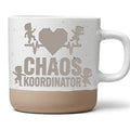Chaos Koordinator Tasse Herzschlag - Lustiges Geschenk fuer Mama Papa  – Bild 1