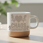 Chaos Koordinator Tasse Herzschlag - Lustiges Geschenk fuer Mama Papa  – Bild 6