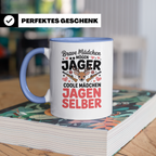 Jägerin Tasse - Brave Mädchen mögen Jäger Jagd Geschenkidee für Mädchen & Frauen die selber Jagen gehen - Mädchen Jagd Sprüche