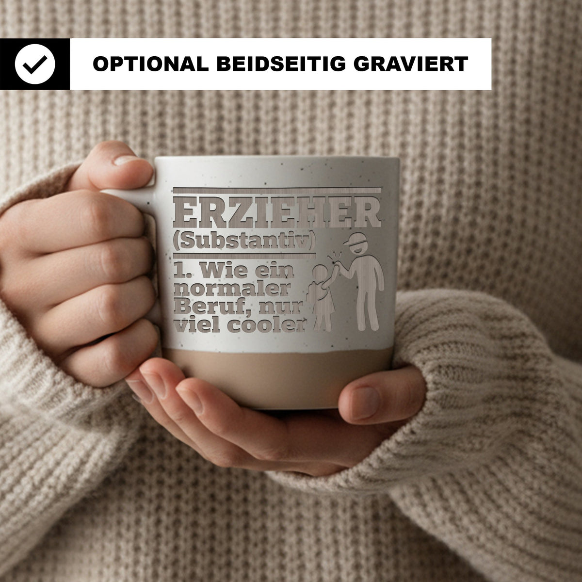 Erzieher Definition Tasse Cooler als ein normaler Beruf - Lustiges Ges – Bild 2