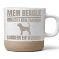 Beagle Tasse Braucht kein Training sondern Wunder - Lustiges Geschenk  – Bild 1
