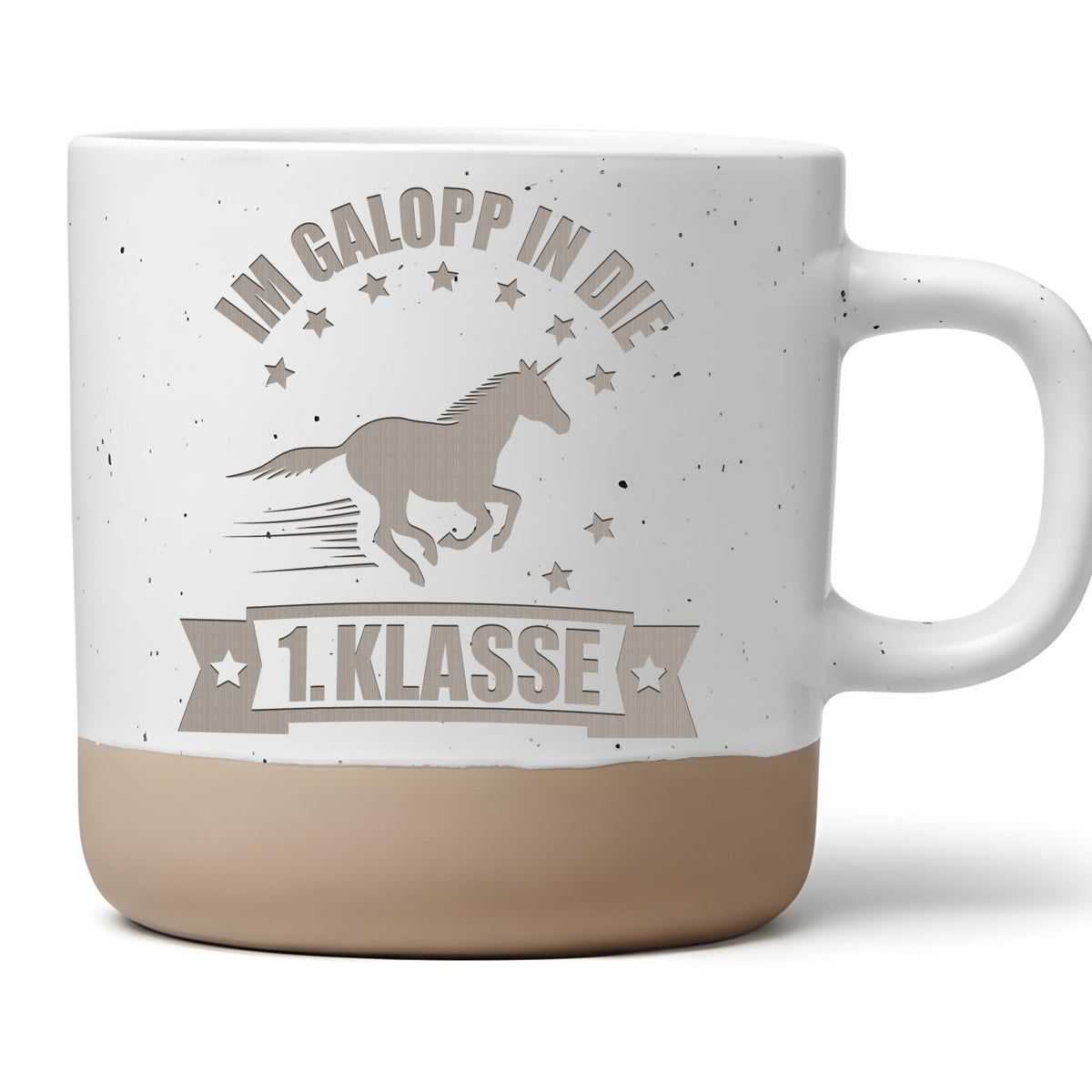 Einhorn Tasse Im Galopp in die 1. Klasse - Geschenk zur Einschulung fu – Bild 1