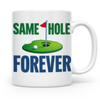 Golfer Tasse Same Hole Forever Lustiges Geschenk für Ehemann – Weiß [farbe:weiß]