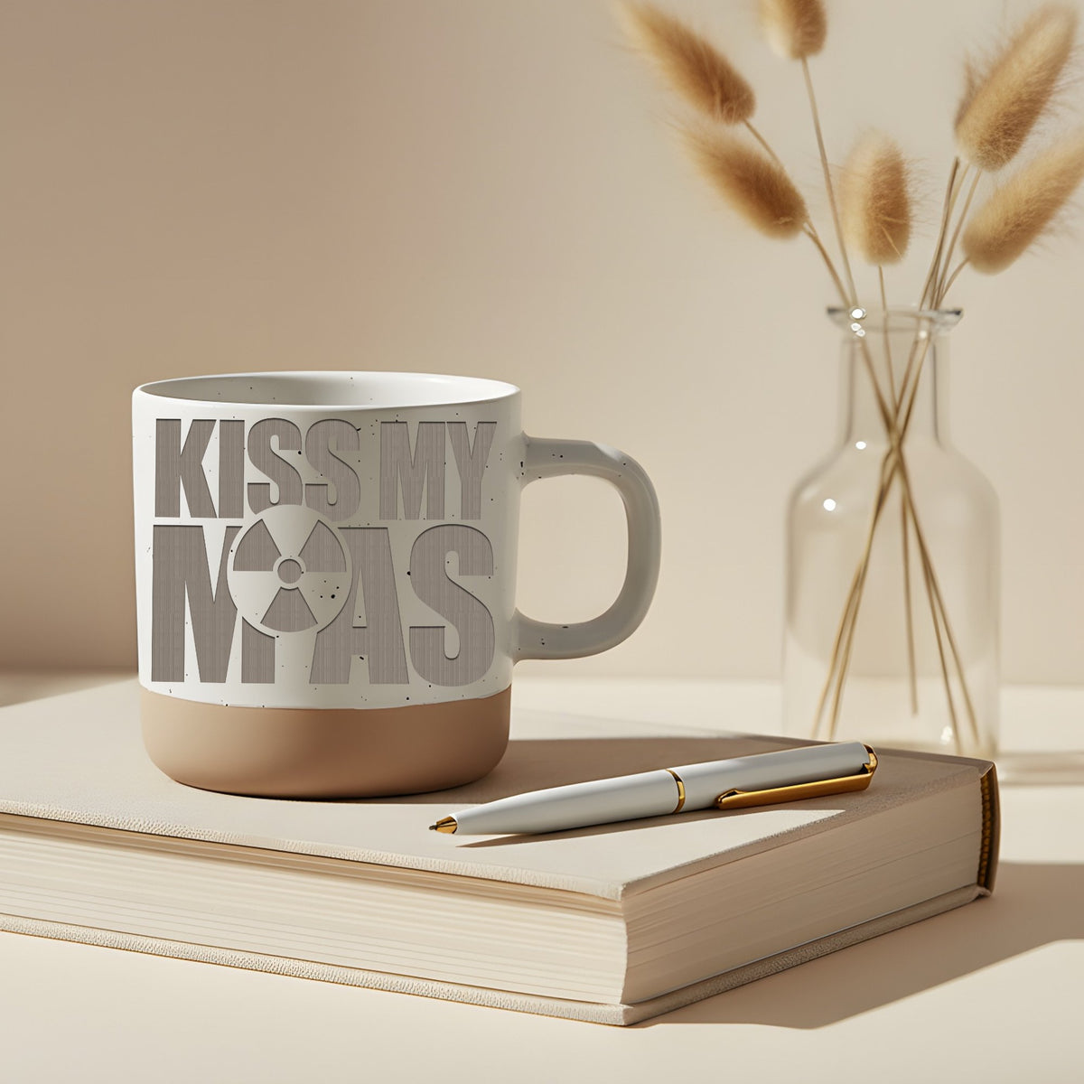 Radioaktiv Tasse Kiss My Nuclear... - Lustiges Geschenk fuer Physiker  – Bild 5