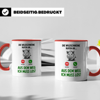 Wildschwein Tasse - Die Wildschweine rufen an Jäger Geschenk Jagdschein Ausbilder Geschenkidee - Jagdmotive & Schwarzwild Design!