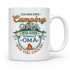 Camping Oma Tasse mit Spruch Geschenk für Camperin lustiges  – Weiß [farbe:weiß]