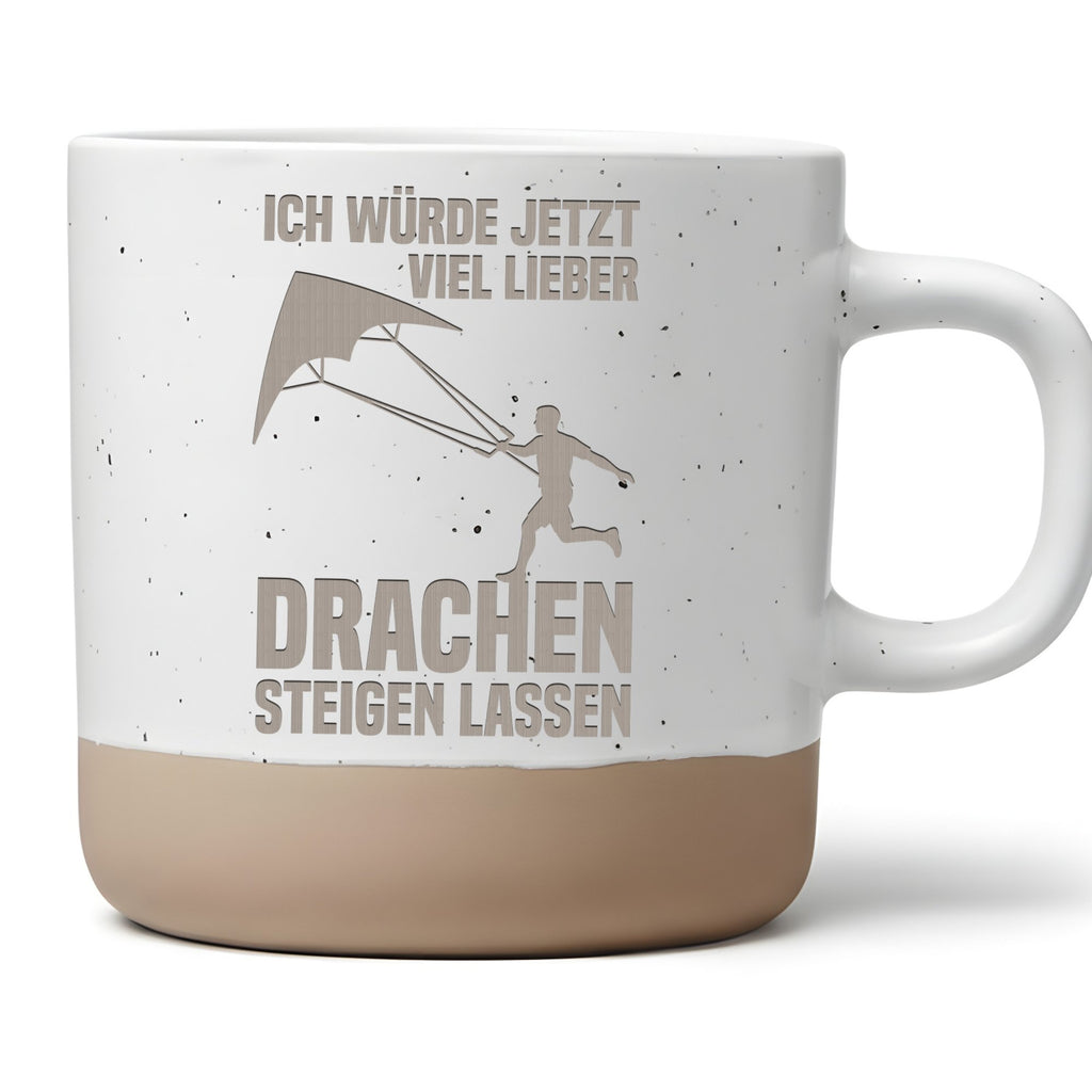 Hängegleiter Tasse Drachen Steigen Lassen - Lustiges Geschenk für Drac – Bild 1