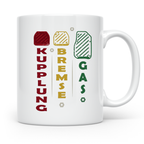 Handschalter Tasse Kupplung Bremse Gas Spruch für Tuner & Sc – Weiß [farbe:weiß]