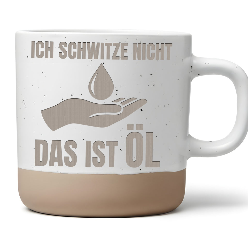 Öl Tasse Ich Schwitze Nicht - Lustiges Geschenk fuer Mechaniker - Hand – Bild 1