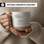 Mama heute Braut morgen Ehefrau Personalisierte Tasse  Brautmutter Hochzeit Dankeschön Mutter der Braut Hochzeitstag