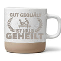 Physiotherapie Tasse Gut gequält halb geheilt - Lustiges Geschenk für  – Bild 1