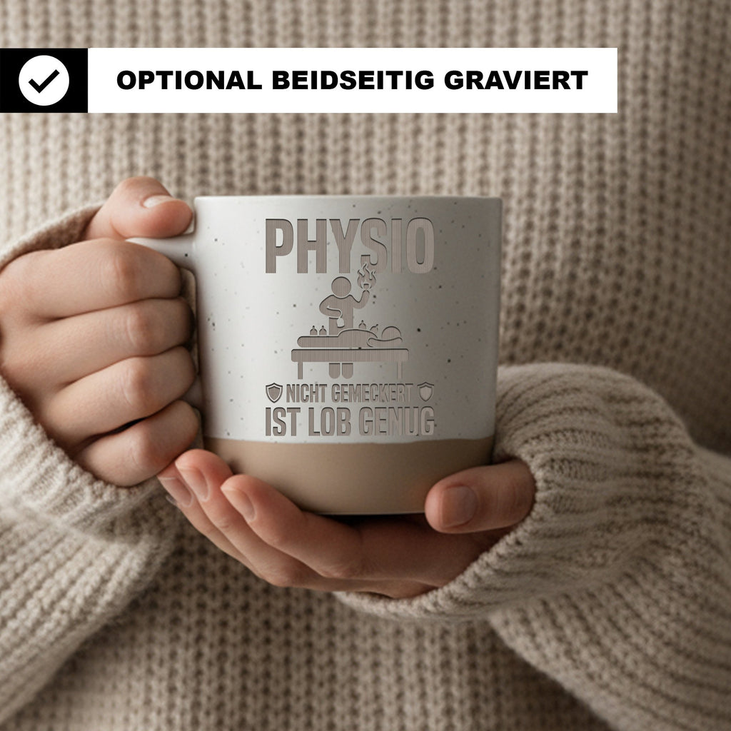 Physio Tasse Nicht gemeckert ist Lob genug - Lustiges Geschenk fuer Kr – Bild 2