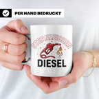 Sternzeichen Diesel Tasse lustiger Spruch für Autofahrer, Sc – Weiß [farbe:weiß]