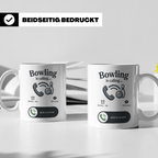 Bowling Tasse Bowling is Calling, lustiger Spruch für Bowler – Weiß [farbe:weiß]