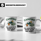 Camping Tasse mit Spruch 'Mittel gegen alles was nervt' | Ge – Weiß [farbe:weiß]